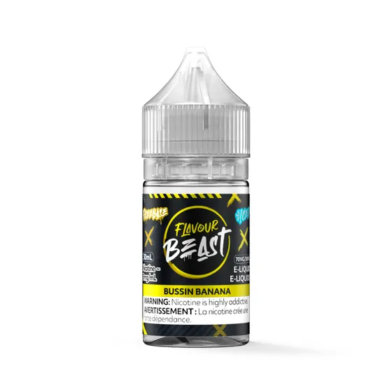 Bussin' Banana Iced by Flavour Beast Freebase, Nicotine: 3mg, Size: 30ml