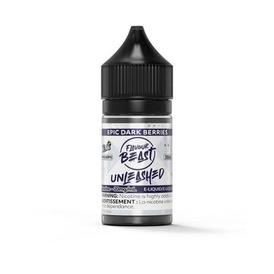 Epic Dark Berries by Flavour Beast Unleashed Salt, Nicotine: 20mg, Size: 30ml