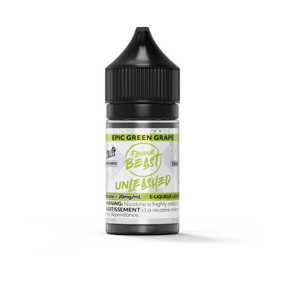 Epic Green Grape by Flavour Beast Unleashed Salt, Nicotine: 20mg, Size: 30ml