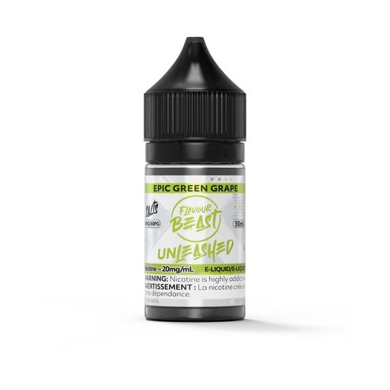 Epic Green Grape by Flavour Beast Unleashed Salt, Nicotine: 20mg, Size: 30ml