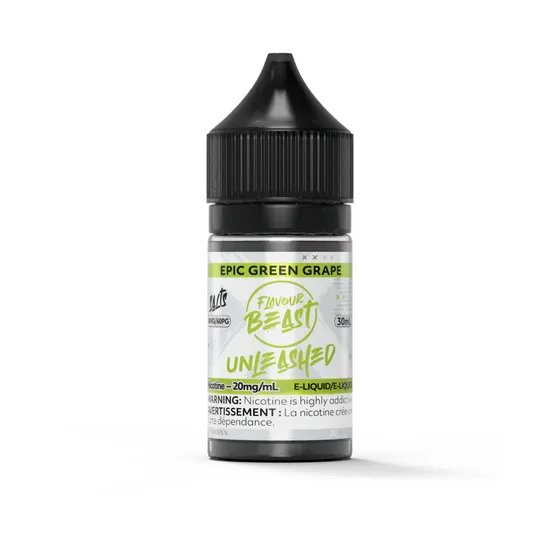 Epic Green Grape by Flavour Beast Unleashed Salt, Nicotine: 20mg (Discontinued), Size: 30ml