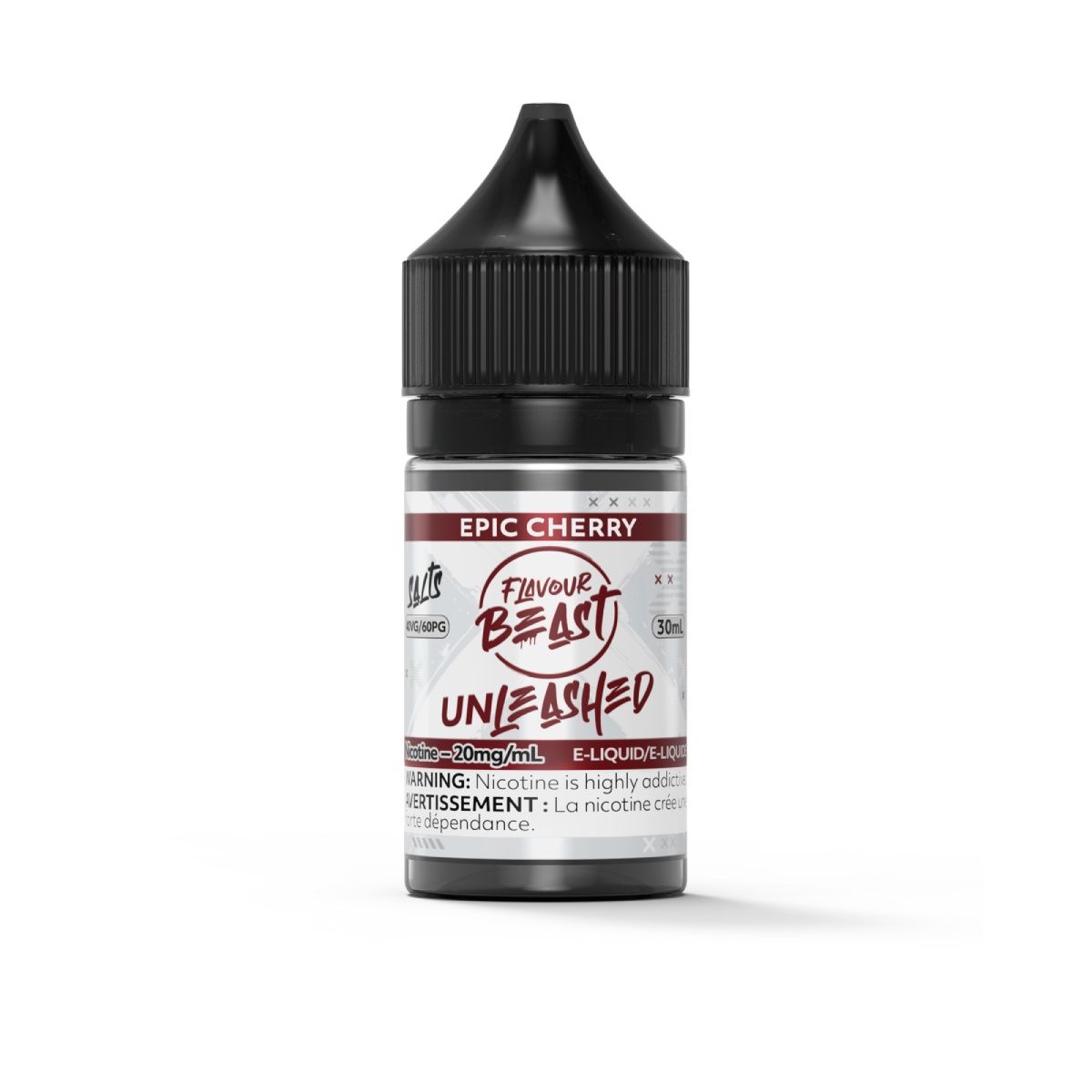 Epic Cherry by Flavour Beast Unleashed Salt, Nicotine: 20mg, Size: 30ml