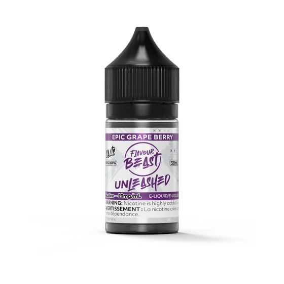 Epic Grape Berry by Flavour Beast Unleashed Salt, Nicotine: 20mg, Size: 30ml