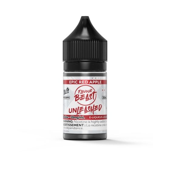 Epic Red Apple by Flavour Beast Unleashed Salt, Nicotine: 20mg, Size: 30ml