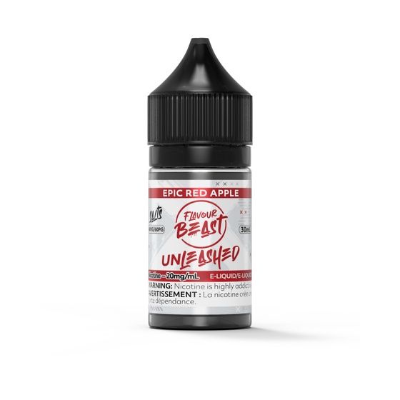 Epic Red Apple by Flavour Beast Unleashed Salt, Nicotine: 20mg, Size: 30ml