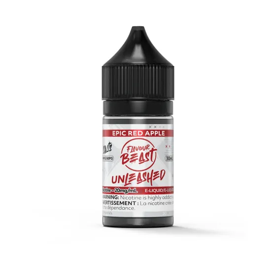 Epic Red Apple by Flavour Beast Unleashed Salt, Nicotine: 20mg (Discontinued), Size: 30ml