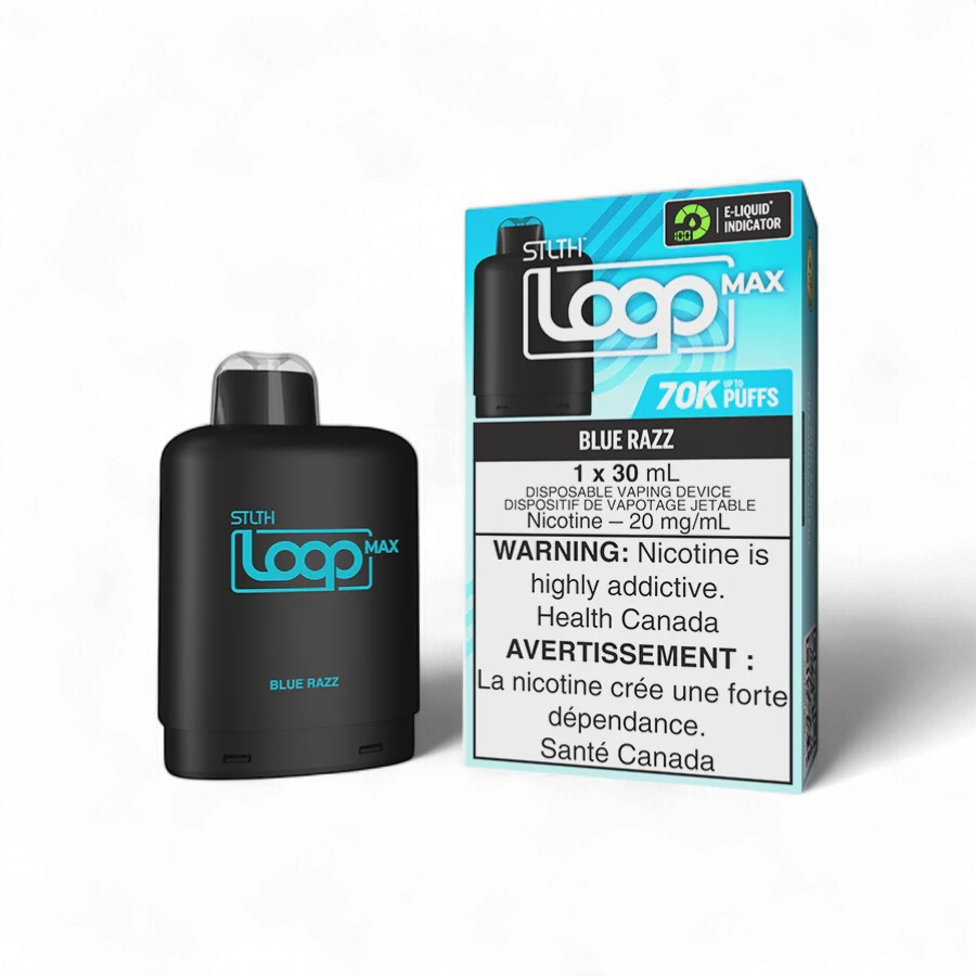 Blue Razz STLTH LOOP MAX Pod, Nicotine: 20mg