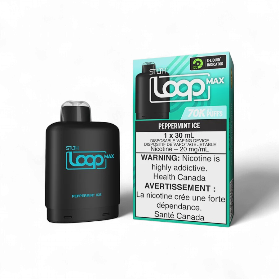 Peppermint Ice STLTH LOOP MAX Pod, Nicotine: 20mg