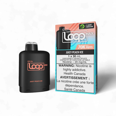 Juicy Peach Ice STLTH LOOP MAX Pod