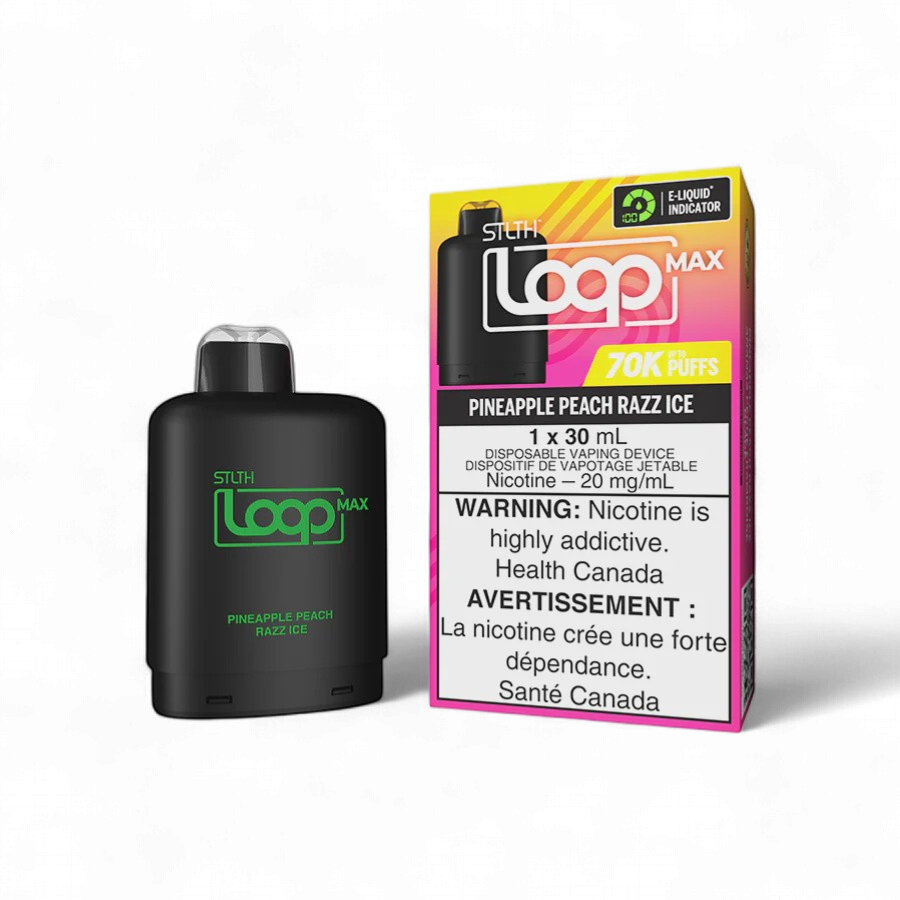 Pineapple Peach Razz Ice STLTH LOOP MAX Pod, Nicotine: 20mg
