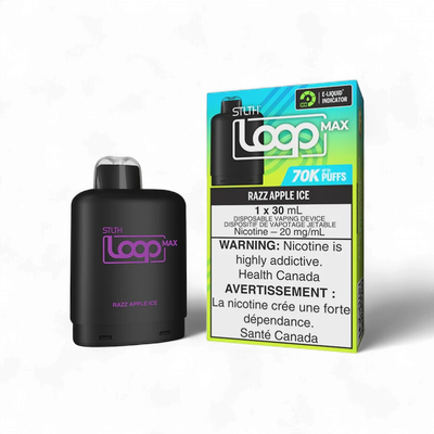 Razz Apple Ice STLTH LOOP MAX Pod