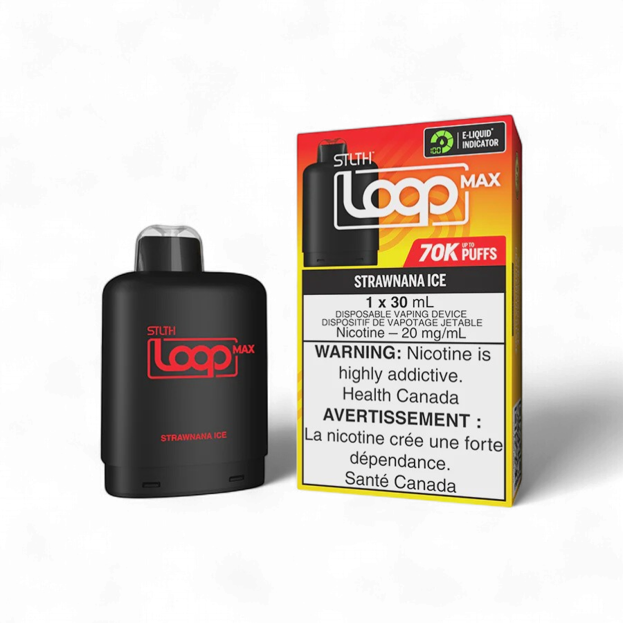 Strawnana Ice STLTH LOOP MAX Pod, Nicotine: 20mg