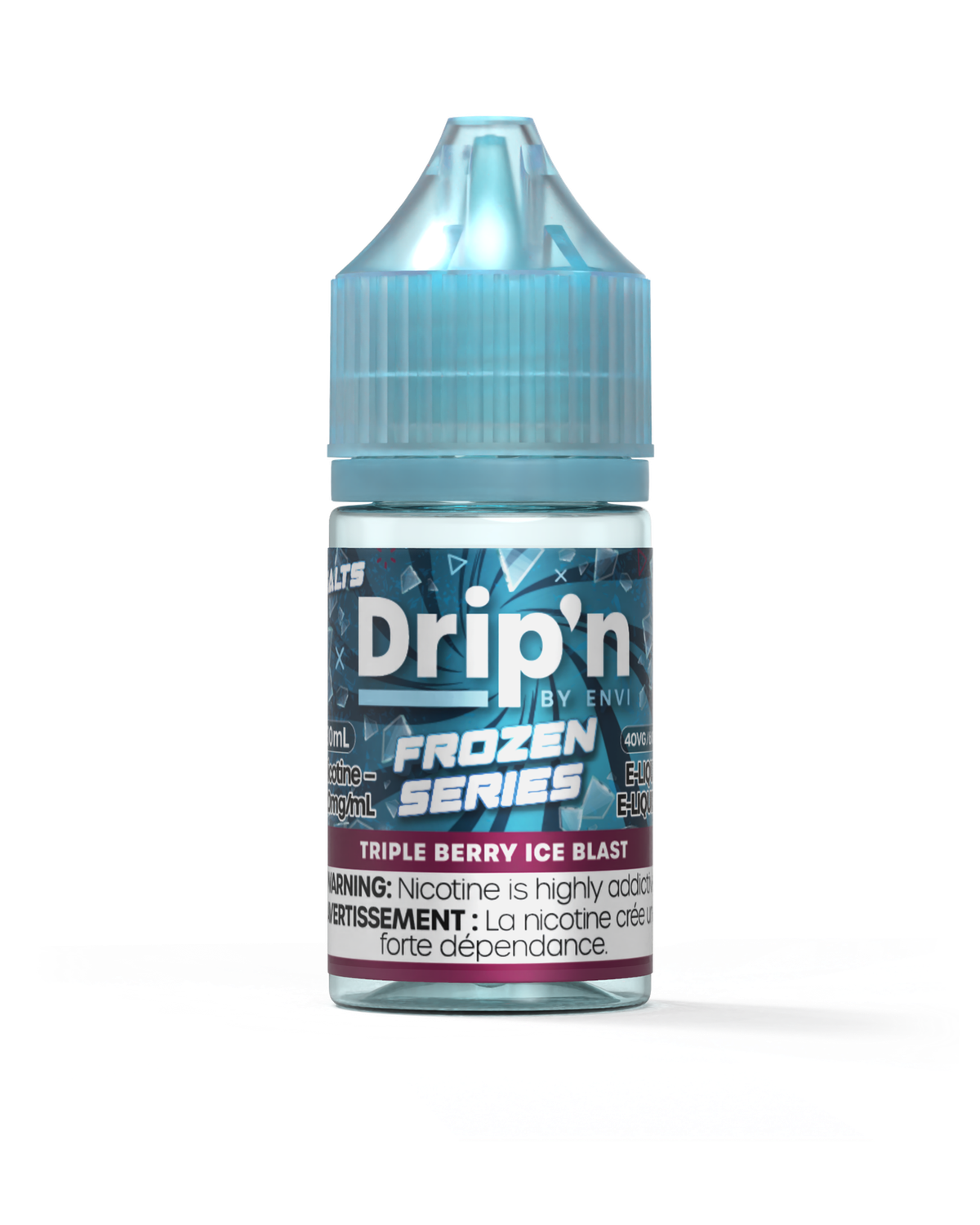 Triple Berry Ice Blast by Drip'n Salt, Nicotine: 20mg, Size: 30ml