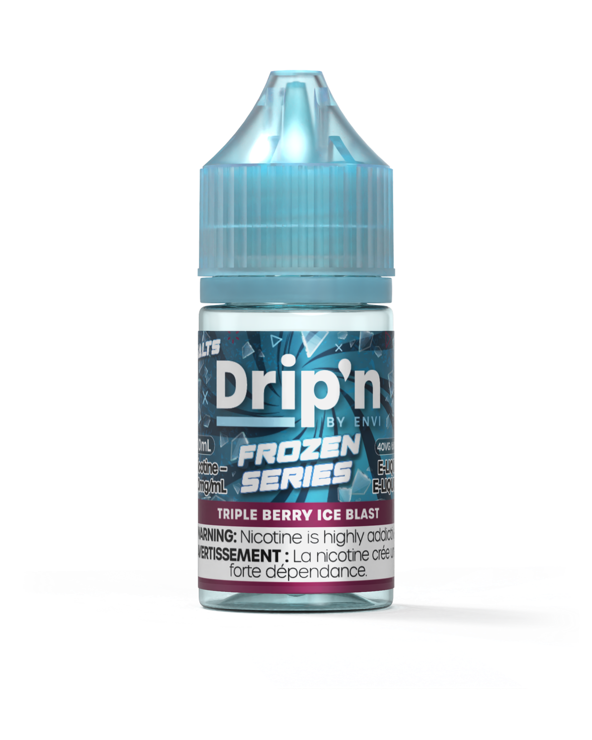 Triple Berry Ice Blast by Drip'n Salt, Nicotine: 20mg (Discontinued), Size: 30ml