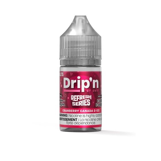 Cranberry Canada D Refresh Series By Drip'n Salt, Nicotine: 20mg, Size: 30ml