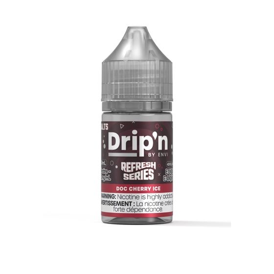 Doc Cherry Ice Refresh Series By Drip'n Salt, Nicotine: 20mg, Size: 30ml
