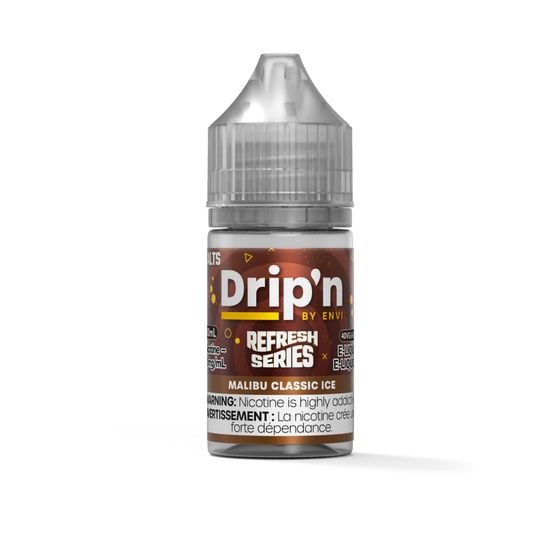 Malibu Classic Ice Refresh Series By Drip'n Salt, Nicotine: 20mg (Discontinued), Size: 30ml