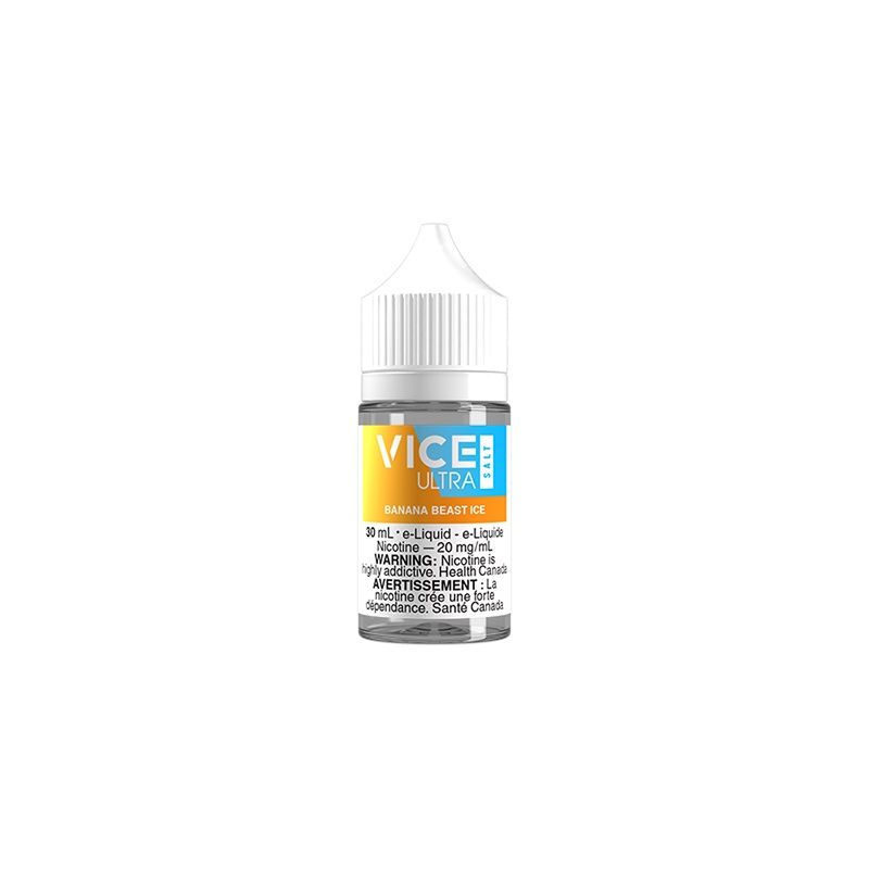 Banana Beast Ice By Vice Ultra Salt, Nicotine: 20mg, Size: 30ml