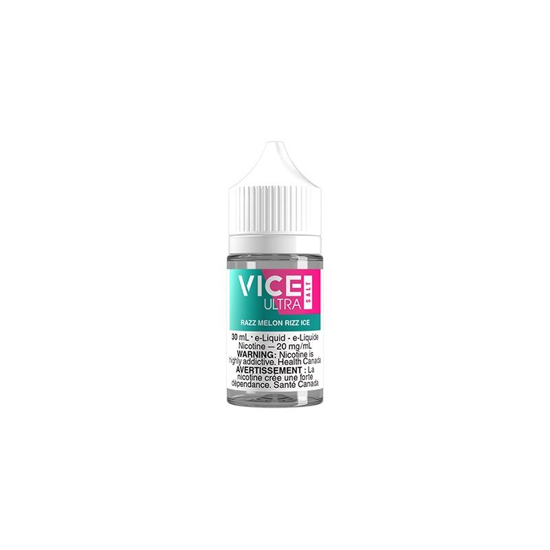 Razz Melon Rizz Ice By Vice Ultra Salt, Nicotine: 20mg, Size: 30ml
