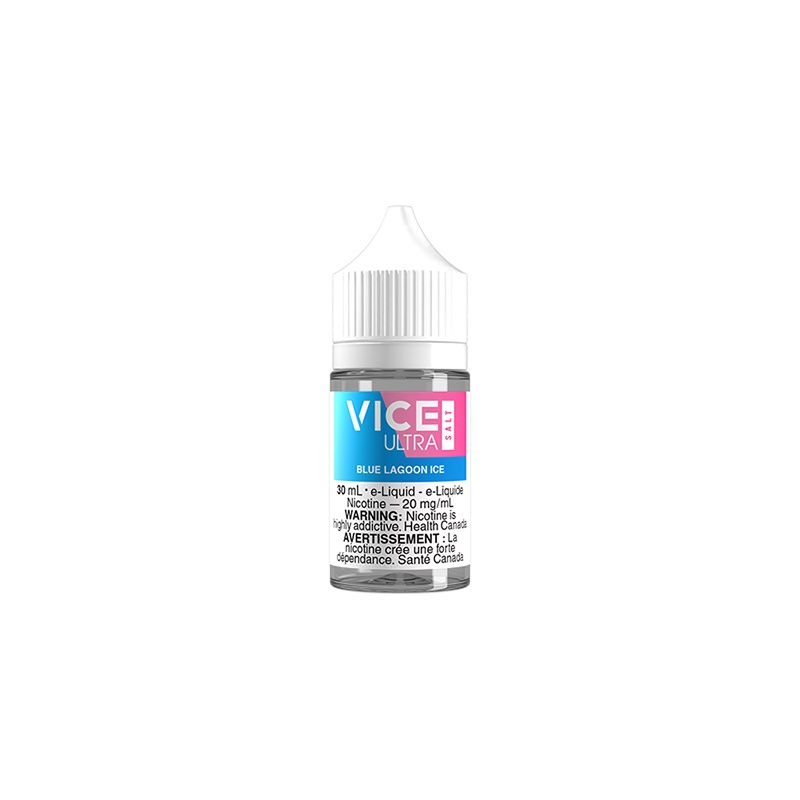 Blue Lagoon Ice By Vice Ultra Salt, Nicotine: 20mg, Size: 30ml