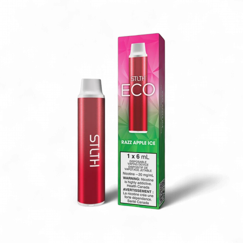 Razz Apple Ice - STLTH Eco Disposable, Nicotine: 20mg