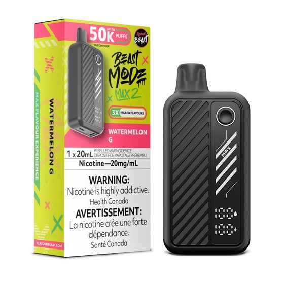 Watermelon G - Flavour Beast Beast Mode Max 2 Disposable, Nicotine: 20mg