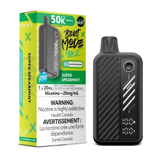 Super Spearmint - Flavour Beast Beast Mode Max 2 Disposable, Nicotine: 20mg
