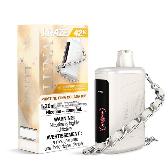 Pristine Pina Colada Ice - Kraze Luna Disposable, Nicotine: 20mg