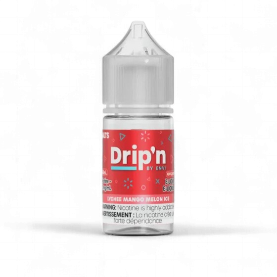 Lychee Mango Melon Ice by Drip'n Salt, Nicotine: 20mg, Size: 30ml