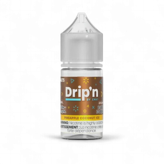 Pineapple Coconut Ice by Drip'n Salt, Nicotine: 20mg (Discontinued), Size: 30ml