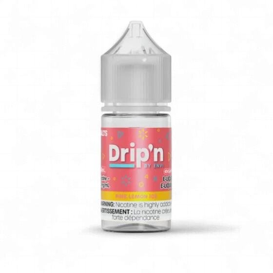 Pink Lemon Ice by Drip'n Salt, Nicotine: 20mg, Size: 30ml