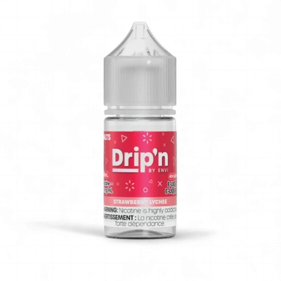 Strawberry Lychee by Drip'n Salt, Nicotine: 20mg, Size: 30ml