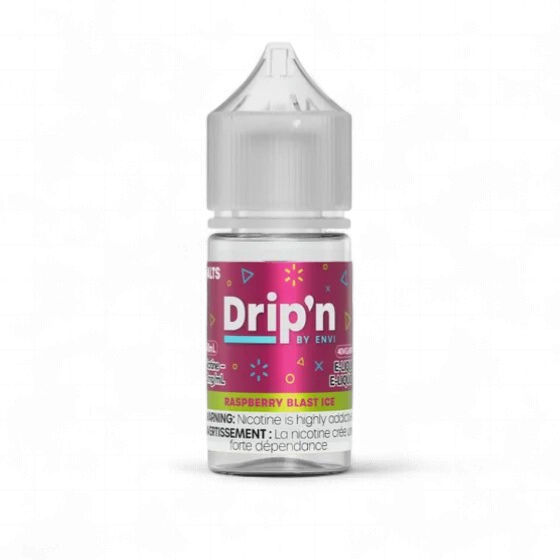 Raspberry Blast Ice by Drip'n Salt, Nicotine: 20mg (Discontinued), Size: 30ml