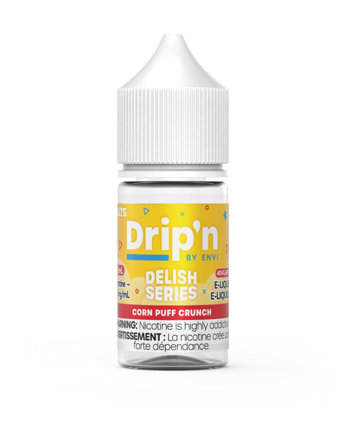 Corn Puff Crunch Delish Series By Drip'n Salt, Nicotine: 20mg (Discontinued), Size: 30ml