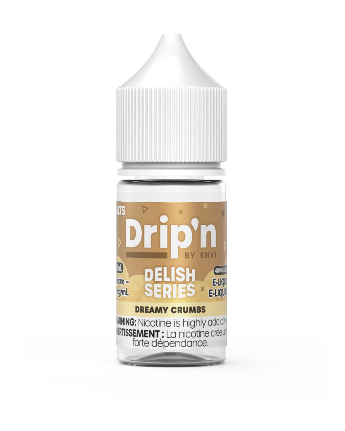 Dreamy Crumbs Delish Series By Drip'n Salt, Nicotine: 20mg (Discontinued)