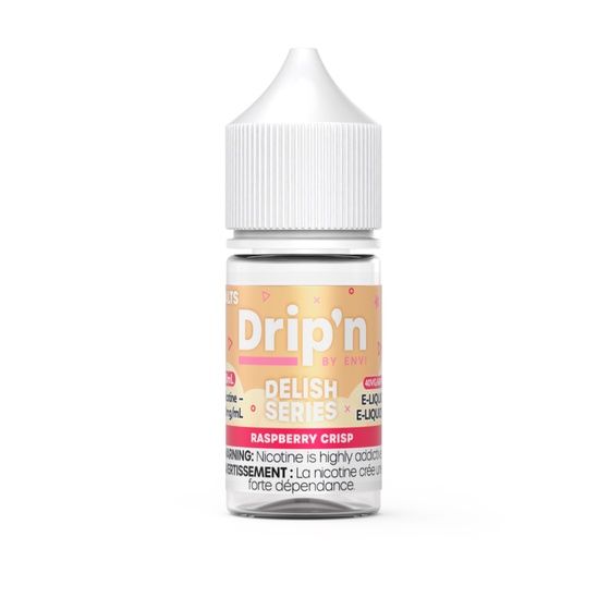 Raspberry Crisp Delish Series By Drip'n Salt, Nicotine: 20mg, Size: 30ml