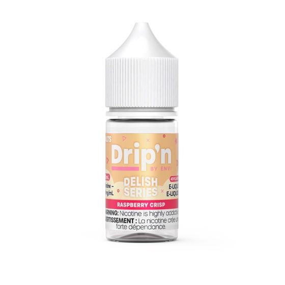 Raspberry Crisp Delish Series By Drip'n Salt, Nicotine: 20mg (Discontinued), Size: 30ml