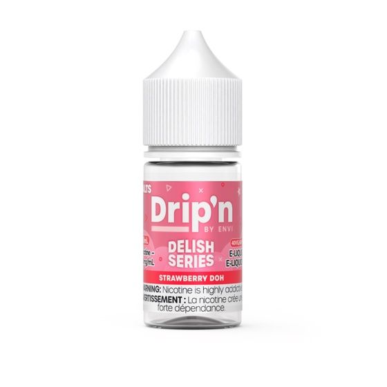 Strawberry Doh Delish Series By Drip'n Salt, Nicotine: 20mg (Discontinued)