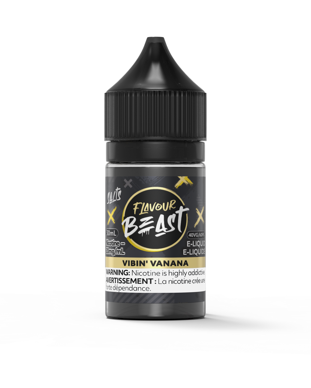 Vibin Vanana by Flavour Beast Salt, Nicotine: 20mg, Size: 30ml