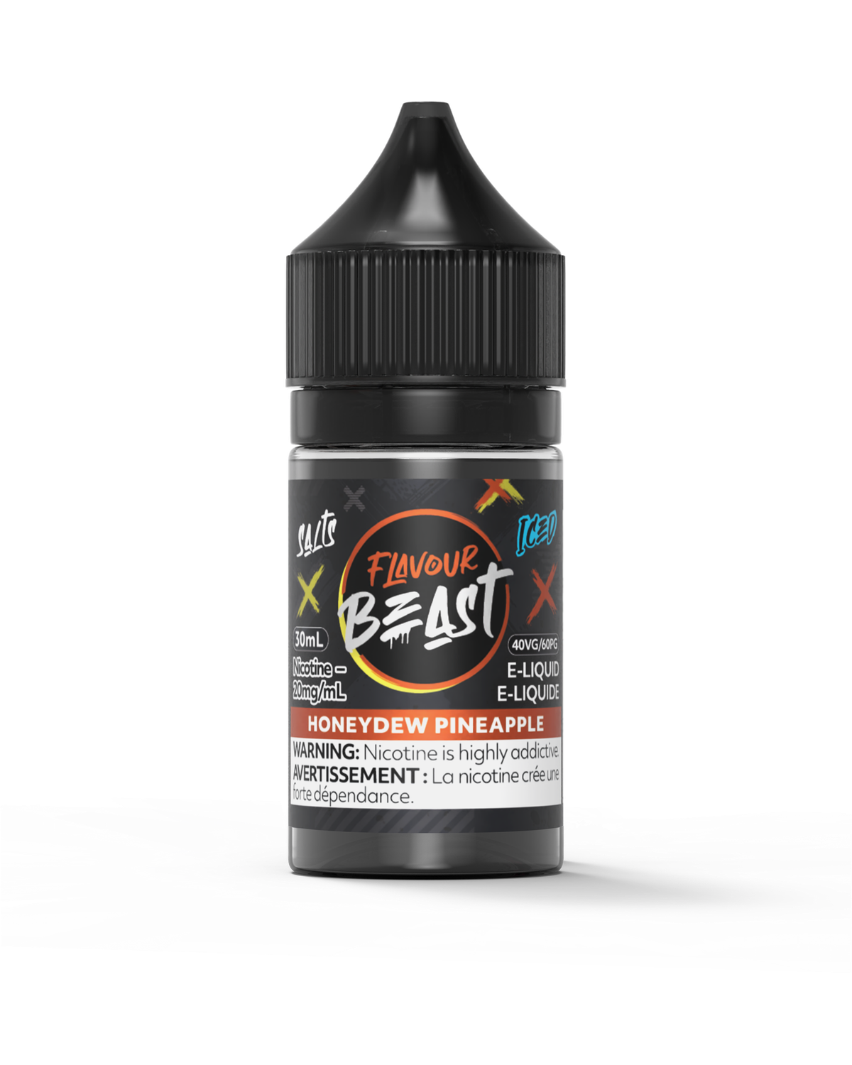 Honeydew Pineapple Iced by Flavour Beast Salt, Nicotine: 20mg, Size: 30ml