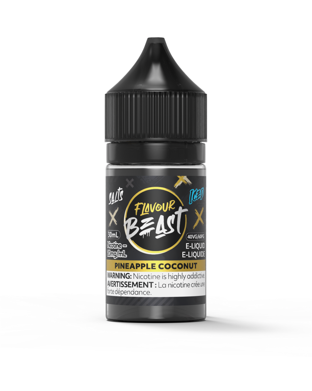 Pineapple Coconut Iced by Flavour Beast Salt, Nicotine: 20mg, Size: 30ml