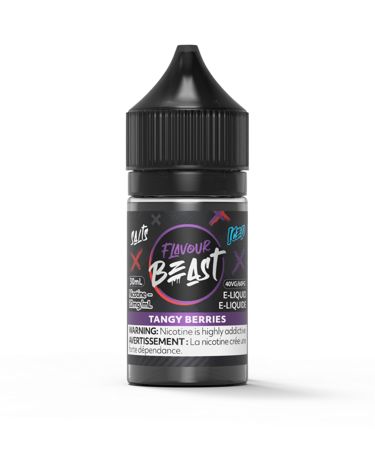 Tangy Berries Iced by Flavour Beast Salt, Nicotine: 20mg, Size: 30ml
