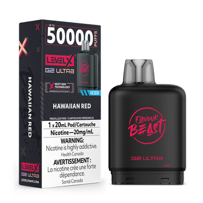 Hawaiian Red Flavour Beast Level X G2 Ultra Pod