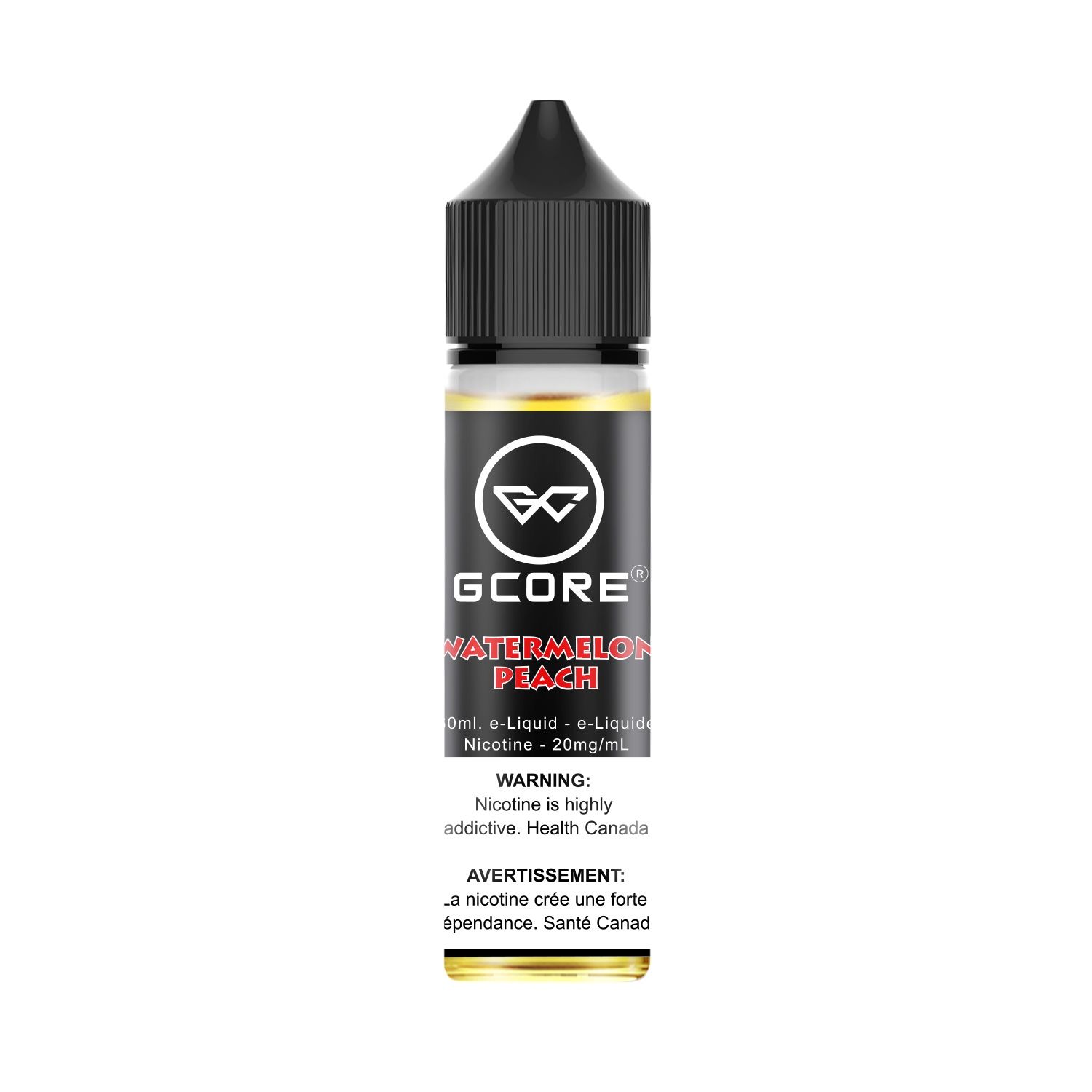 Watermelon Peach by Gcore Salt, Nicotine: 20mg, Size: 60ml