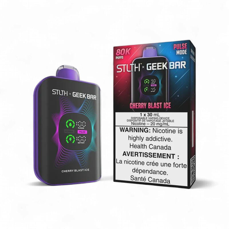Cherry Blast Ice - STLTH x GEEK BAR 80K Disposable, Nicotine: 20mg