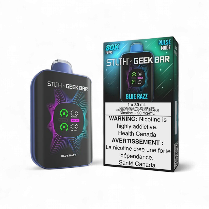 Blue Razz - STLTH x GEEK BAR 80K Disposable, Nicotine: 20mg
