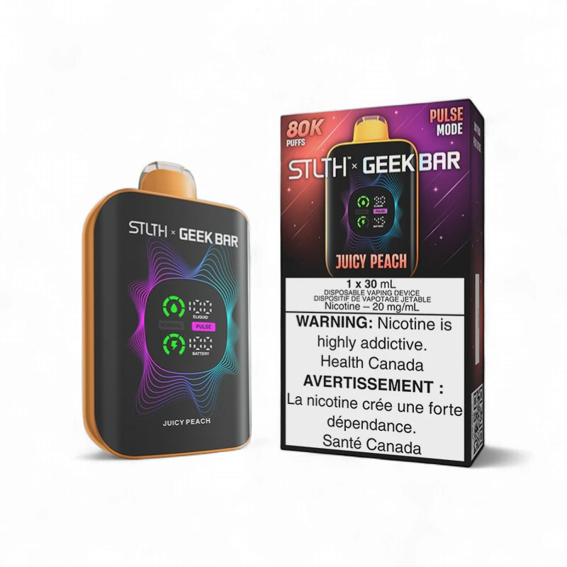 Juicy Peach - STLTH x GEEK BAR 80K Disposable, Nicotine: 20mg