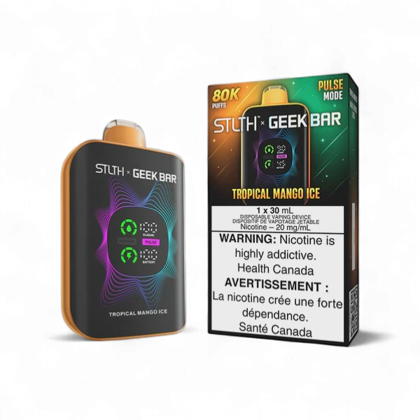 Tropical Mango Ice - STLTH x GEEK BAR 80K Disposable, Nicotine: 20mg