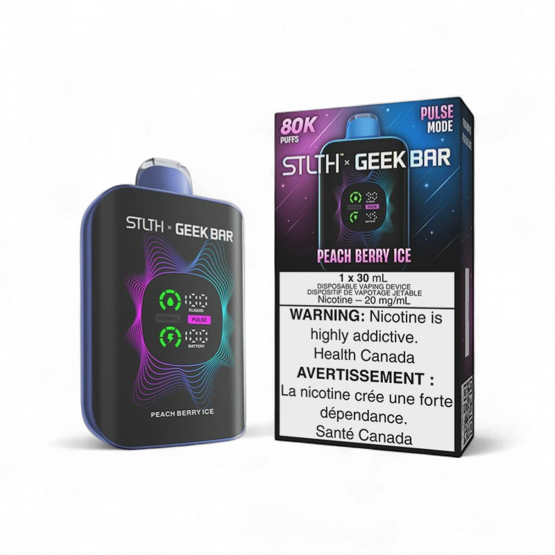 Peach Berry Ice - STLTH x GEEK BAR 80K Disposable, Nicotine: 20mg