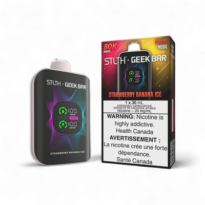 Strawberry Banana Ice - STLTH x GEEK BAR 80K Disposable